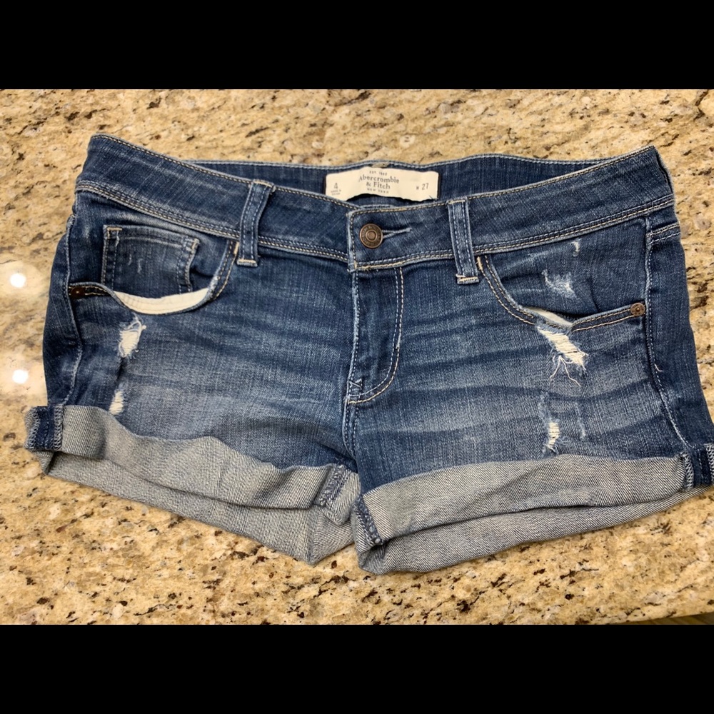 Low Rise Abercrombie Jean Shorts